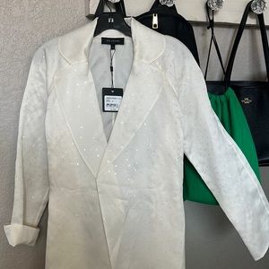 NWT Silk St John’s Organza jacket size 4